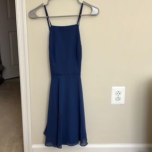 Lulu’s Letters of Love Backless skater dress